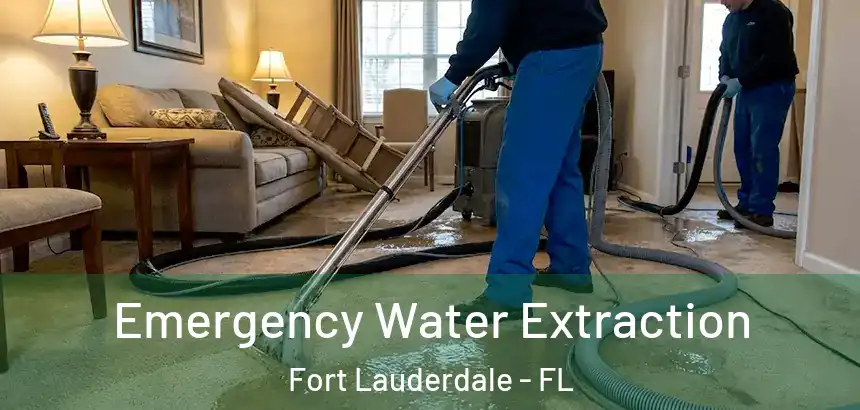  Emergency Water Extraction Fort Lauderdale - FL